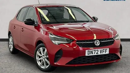 Used Vauxhall Corsa Design Edition 75 HP (55 kW) 2022 Red Hatchback
