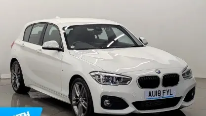 Used BMW 118 M Sport 150 HP (110 kW) 2018 White Hatchback