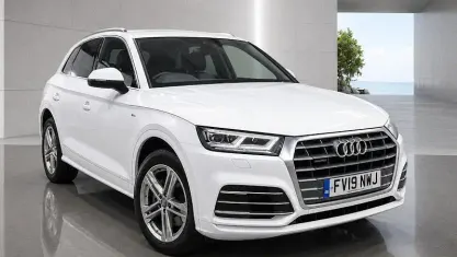 Used Audi Q5 S-Line 190 HP (139 kW) 2019 White SUV