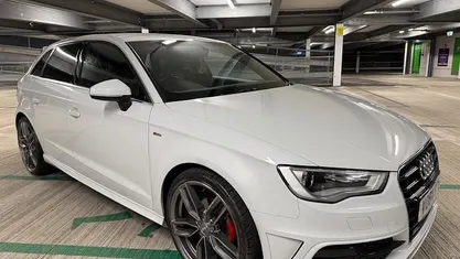 Used Audi A3 Sportback S-Line 150 HP (110 kW) 2014 White Hatchback