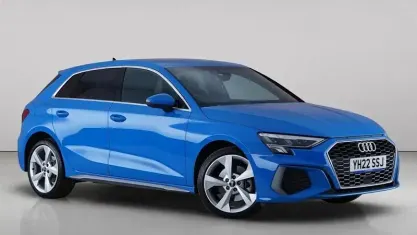 Used Audi A3 Sportback e-tron S-Line 204 HP (150 kW) 2022 Blue Hatchback