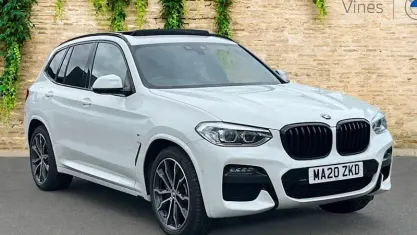 Used BMW X3 M Sport 190 HP (139 kW) 2020 White SUV