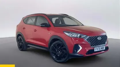 Usado Hyundai Tucson N Line 136 HP (100 kW) 2020 Vermelho SUV