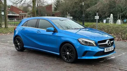 Blue Used 2016 Mercedes A200 Premium Hatchback | £10,495 (Fair price)