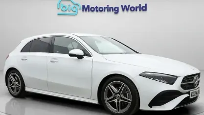 Used Mercedes A180 AMG line 136 HP (100 kW) 2024 White Hatchback
