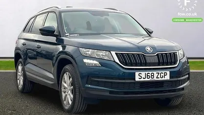 Used Skoda Kodiaq SE 150 HP (110 kW) 2018 Blue SUV