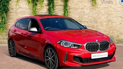 Used BMW M135 Shadowline 306 HP (225 kW) 2024 Red Hatchback