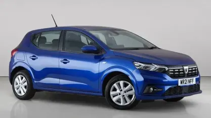 Used Dacia Sandero Comfort 101 HP (74 kW) 2021 Blue Hatchback