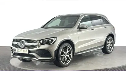 Begagnad Mercedes GLC300 AMG Line Premium 245 HK (180 kW) 2022 Silver Kombi
