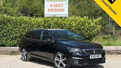 Używany Peugeot 308 SW GT-line 131 KM (96 kW) 2019 Czarny Kombi