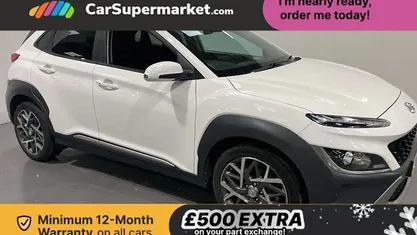 White Used 2022 Hyundai Kona Premium SUV | £15,197 (Fair price)