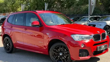 Used BMW X3 M Sport 190 HP (139 kW) 2016 Red SUV