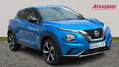 Blue Used 2022 Nissan Juke Tekna SUV | £17,775 (Fair price)