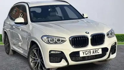 Used BMW X3 M Sport 184 HP (135 kW) 2019 White SUV