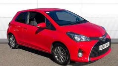 Red Used 2016 Toyota Yaris Hatchback | £7,971 (Fair price)
