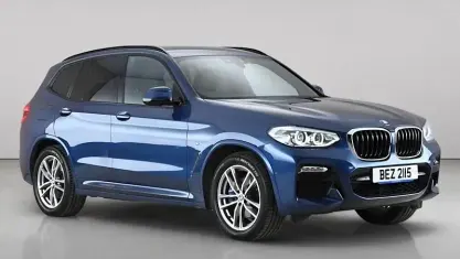 Used BMW X3 M Sport 265 HP (194 kW) 2018 Blue SUV