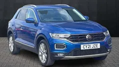 Blue Used 2021 VW T-Roc SEL SUV | £20,895 (Fair price)