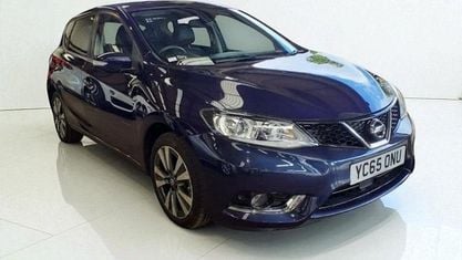 Used Nissan Pulsar Tekna 116 HP (85 kW) 2015 Blue Hatchback