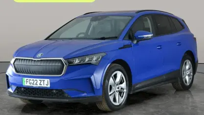 Used Skoda Enyaq iV ecoSuite 131 kW (179 HP) 2022 Blue SUV