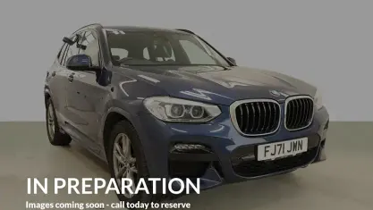 Used BMW X3 M Sport 292 HP (214 kW) 2021 Blue SUV