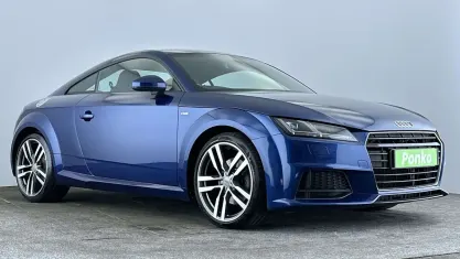 Used Audi TT S-Line 184 HP (135 kW) 2015 Blue Coupe