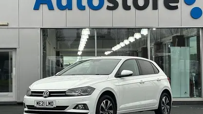 Used VW Polo Match 95 HP (69 kW) 2021 White Hatchback