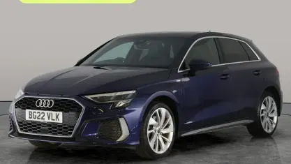 Used Audi A3 Sportback e-tron S-Line 204 HP (150 kW) 2022 Blue Hatchback