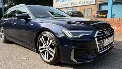 Used Audi A6 S-Line 245 HP (180 kW) 2020 Blue Estate