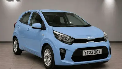 Used Kia Picanto 67 HP (49 kW) 2022 Blue Hatchback