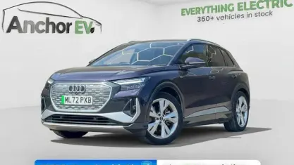 Used Audi Q4 e-tron S-Line 150 kW (204 HP) 2022 Purple SUV