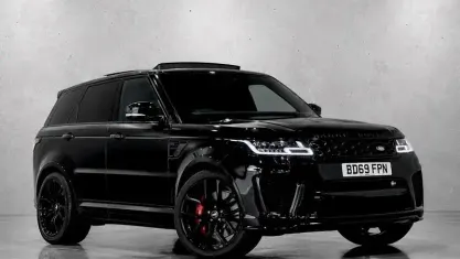 Used Land Rover Range Rover Sport SVR 575 HP (422 kW) 2019 Black SUV
