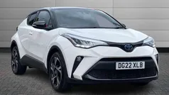Pure white Used 2022 Toyota C-HR Design SUV | £20,850 (Fair price)