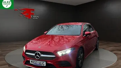 Used Mercedes A180 AMG line 136 HP (100 kW) 2019 Red Hatchback