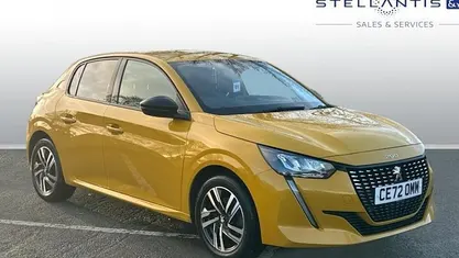 Yellow Used 2022 Peugeot 208 Allure+ Hatchback | £12,855 (Fair price)