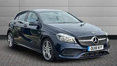Blue Used 2018 Mercedes A180 AMG line Hatchback | £15,750 (Fair price)