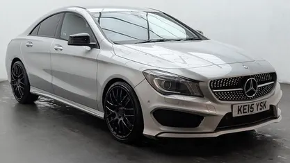 Silver Used 2015 Mercedes CLA250 AMG Sedan | £12,150 (Fair price)