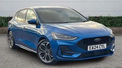 Used Ford Focus ST-Line X 155 HP (114 kW) 2024 Blue Hatchback