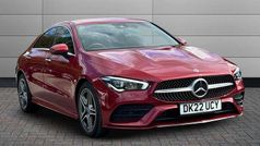 Red Used 2022 Mercedes CLA180 AMG Line Premium Sedan | £25,395 (Fair price)