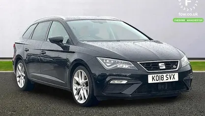 Used Seat Leon FR 150 HP (110 kW) 2018 Black Estate