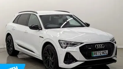 Used Audi e-tron Black Edition 230 kW (313 HP) 2022 White SUV