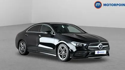Begagnad Mercedes CLA180 AMG line 136 HK (100 kW) 2021 Svart Sedan