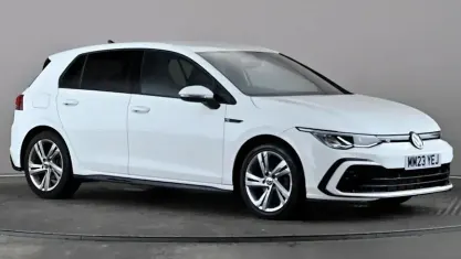 Used VW Golf VIII R-line 150 HP (110 kW) 2023 White Hatchback