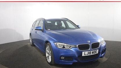 Usado BMW 320 M Sport 184 CV (135 kW) 2018 Azul Familiar