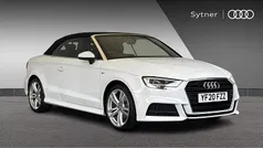 White Used 2020 Audi A3 Cabriolet S-Line Cabriolet | £20,000 (Fair price)