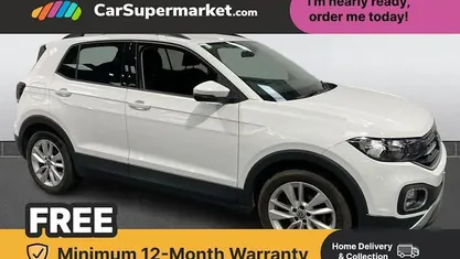 Used VW T-Cross Active 110 HP (80 kW) 2021 White SUV