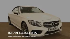 White Used 2018 Mercedes C250 AMG Line Premium Plus Cabriolet | £19,320 (Fair price)