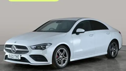Used Mercedes CLA180 AMG Line Premium 136 HP (100 kW) 2022 White Sedan