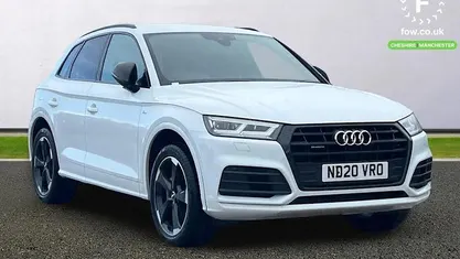 Used Audi Q5 Black Edition 245 HP (180 kW) 2020 White SUV