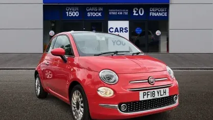 Used Fiat 500 Lounge 69 HP (50 kW) 2018 Pink Hatchback