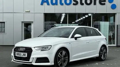 Second-hand Audi A3 Sportback S-Line 150 CP (110 kW) 2017 Hatchback